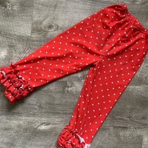 2T Polka Dot Ruffle Pants